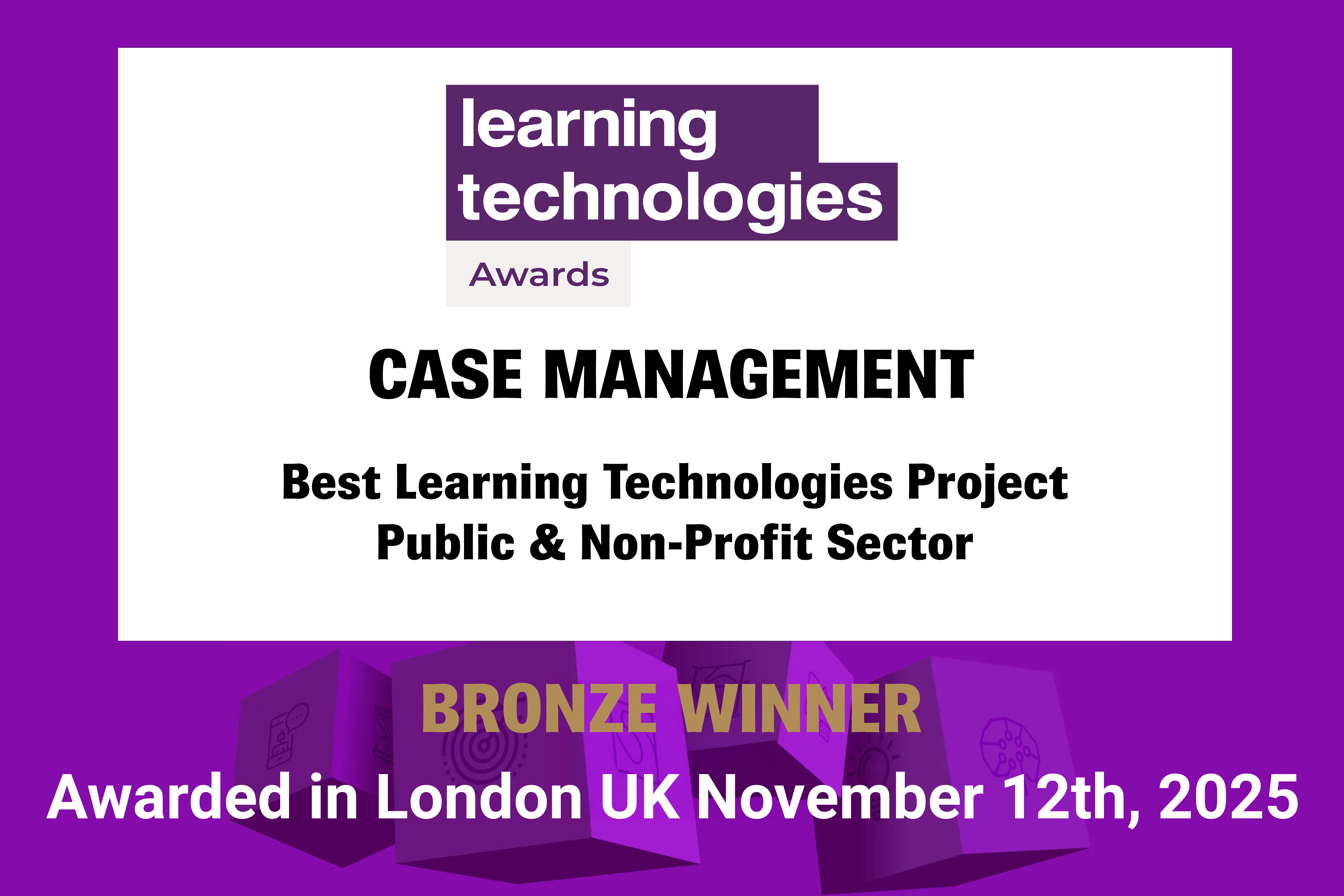 Bronze Award for Best Learning Technologies Project
